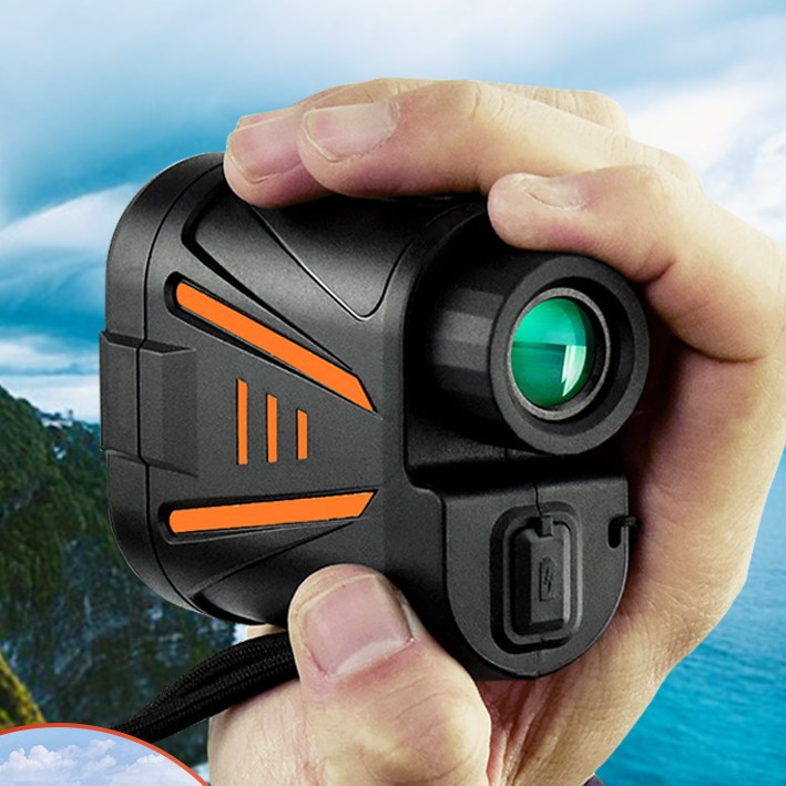 Golf Rangefinder - Hochpräziser Golf-Laserentfernungsmesser Wiederaufladbar Tragbares Outdoor-Golfzubehör