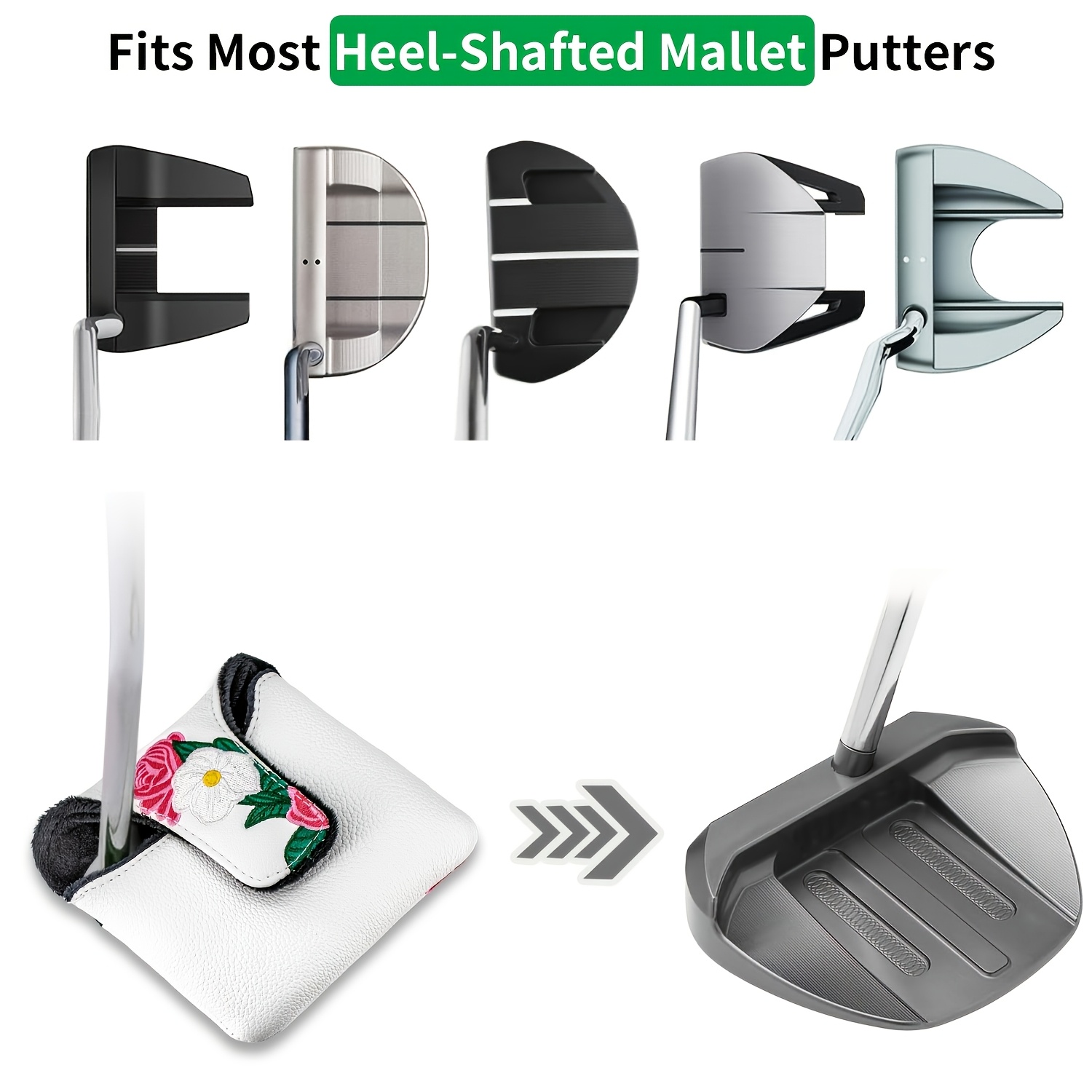 1 Stück magnetischer PU-Golf-P – Golf Putter Bewertung und Preis