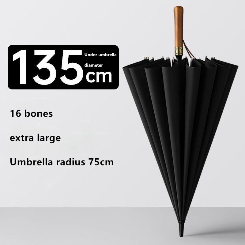16-Rippen-Golfschirm mit Holzg – Golf Umbrella Large Bewertung und Preis