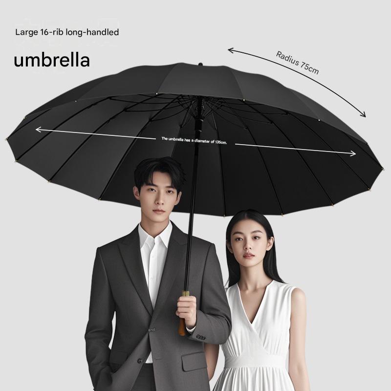 16-Rippen-Golfschirm mit Holzg – Golf Umbrella Large Bewertung und Preis