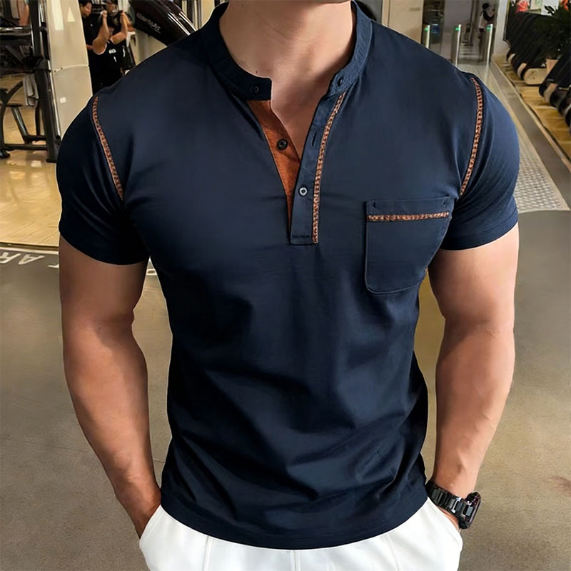 Neues Sommer-Herren-Henley-Kra – Golf Tees Bewertung und Preis